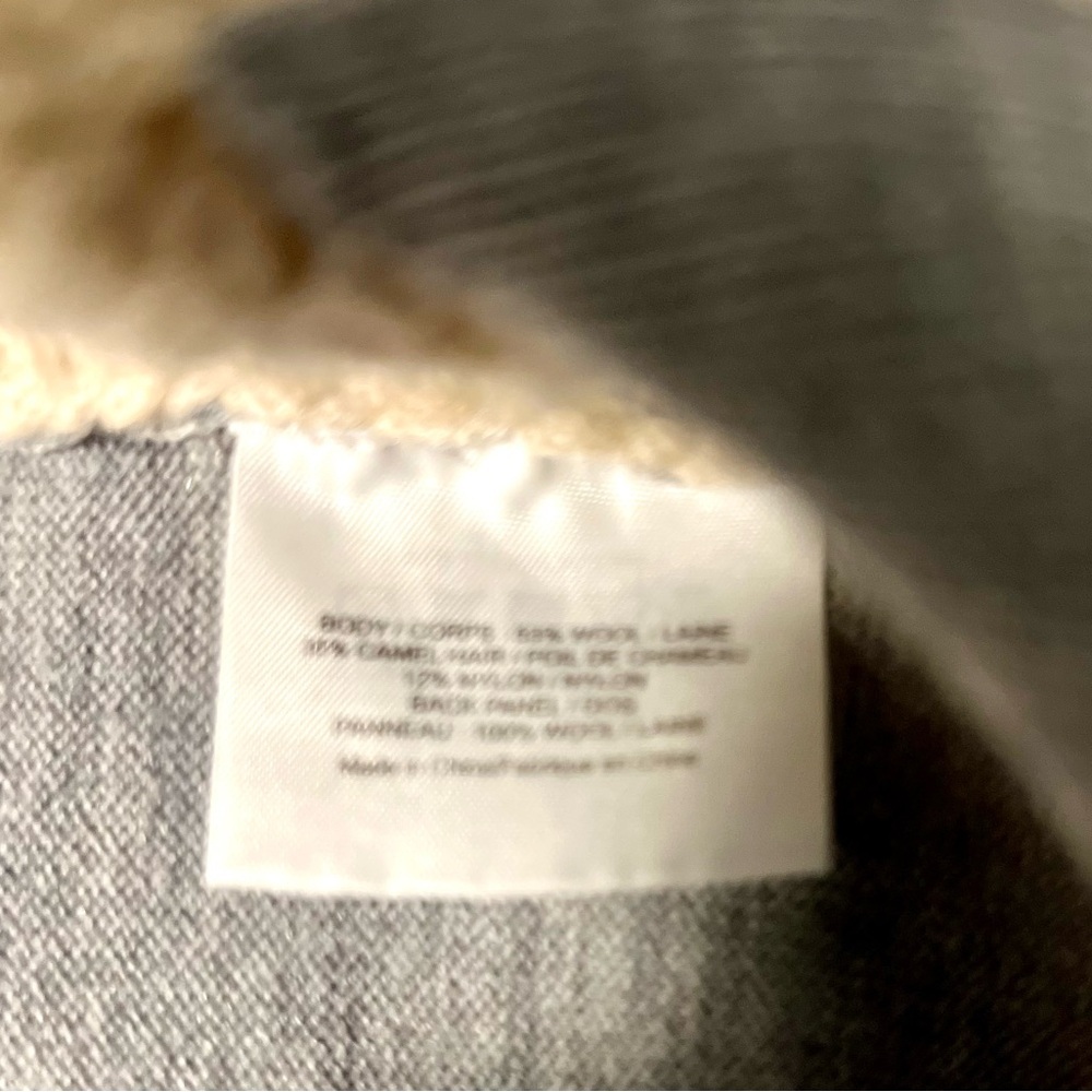 Tory Burch Cream Chunky wool Blend Knit Turtleneck Sweater - Picture 4 of 4